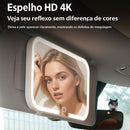 ESPELHO COM LED - QUEBRA-SOL RECARREGÁVEL