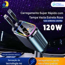 CARREGADOR TURBO 4 EM 1 RETRÁTIL